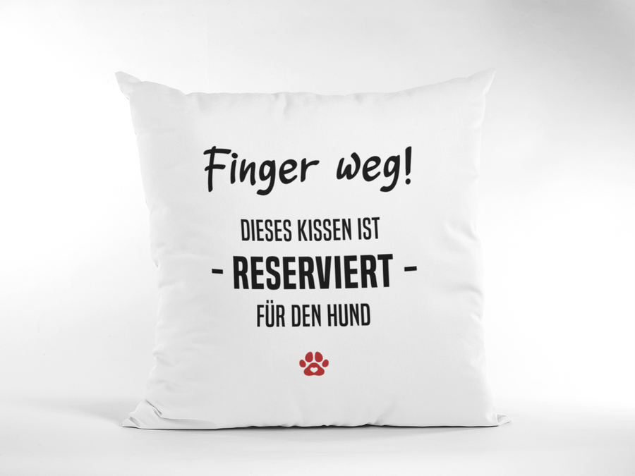 Kissen "Finger weg!" - Fellando