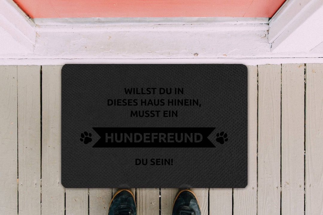 Fußmatte Hund "Hundefreund" 66 x 44 cm - Fellando