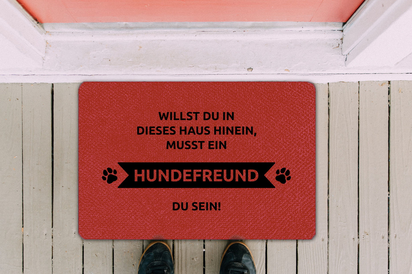 Fußmatte Hund "Hundefreund" 66 x 44 cm