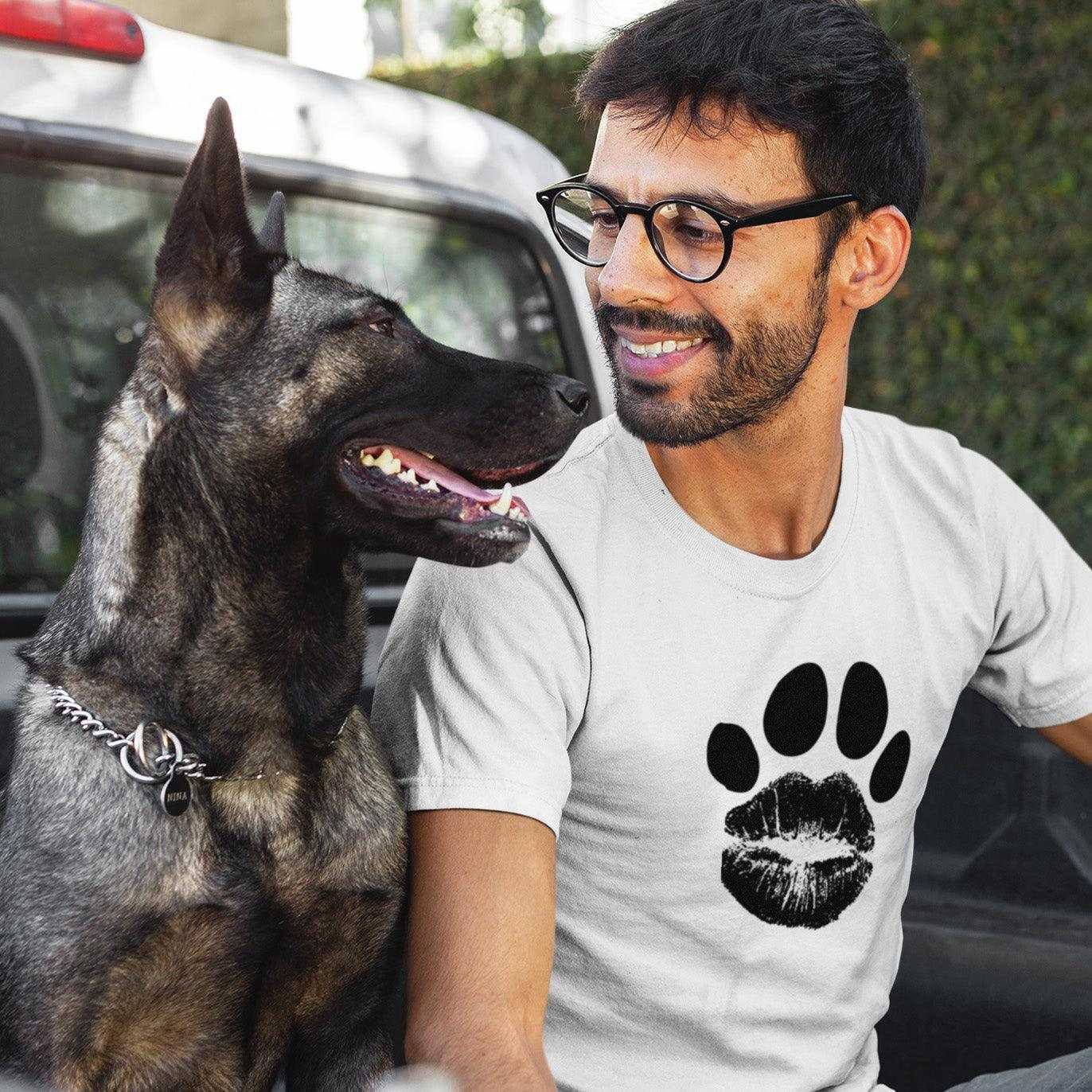 T-Shirt - "Kiss the Dog" groß ohne Kralle