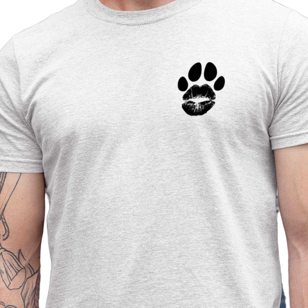 T-Shirt - "Kiss the Dog" Kussmund klein ohne Kralle
