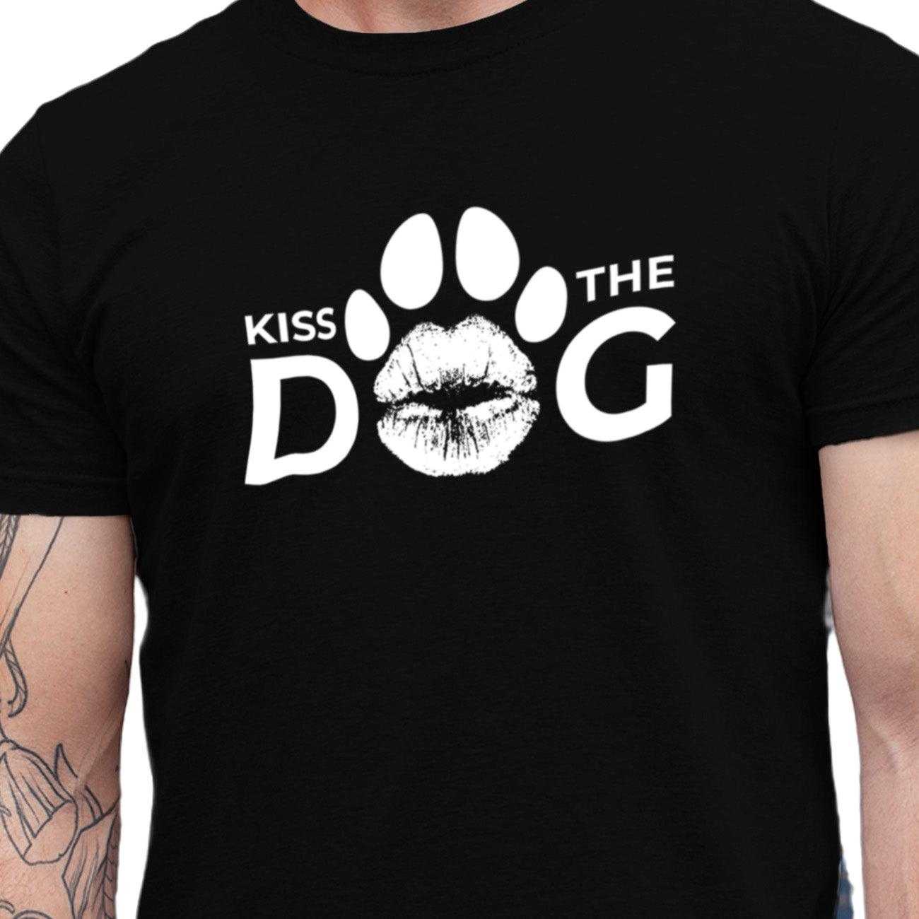 T-Shirt - "Kiss the Dog" Kussmund "O" ohne Kralle