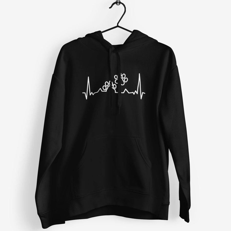 Herzschlag Pfoten Hoodie