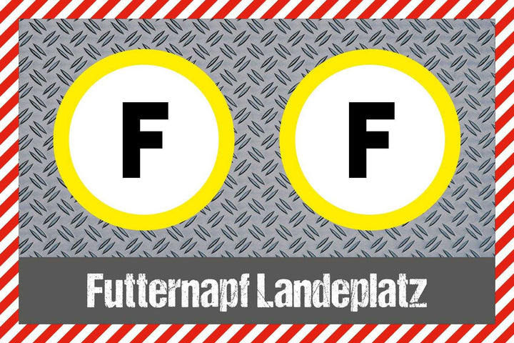 Futtermatte Futternapf Landeplatz