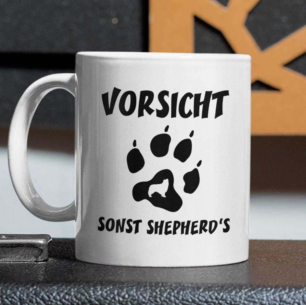 Vorsicht sonst Shepherd's - Keramiktasse