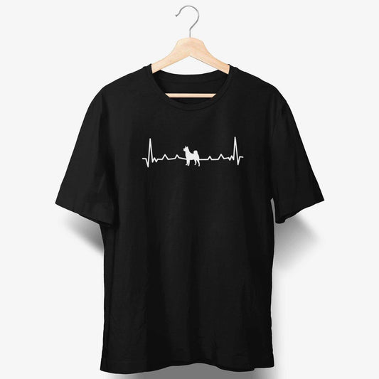 Herzschlag Akita Inu T-Shirt