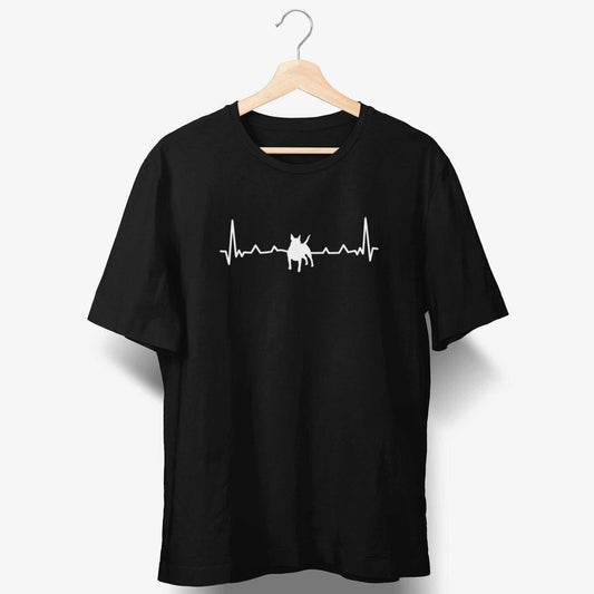 Herzschlag Bullterrier T-Shirt