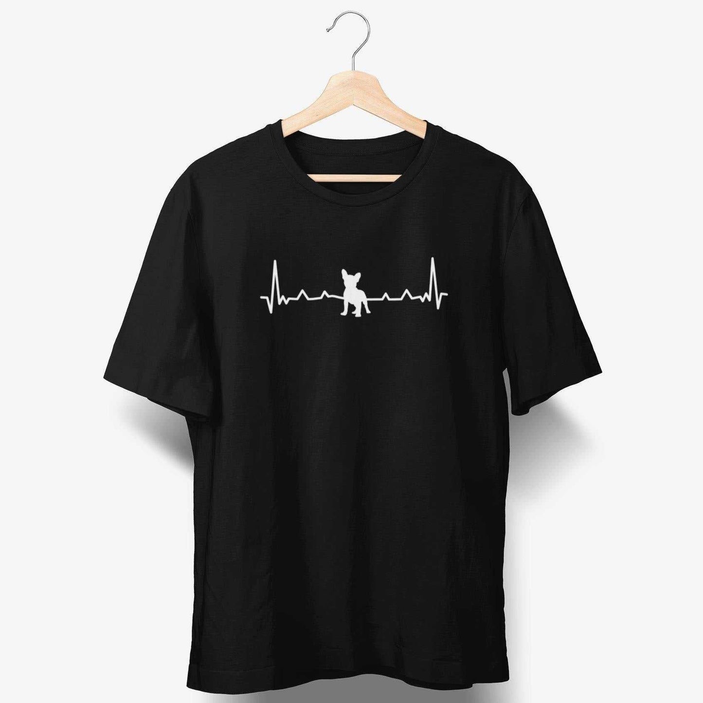 Herzschlag Französische Bulldogge T-Shirt