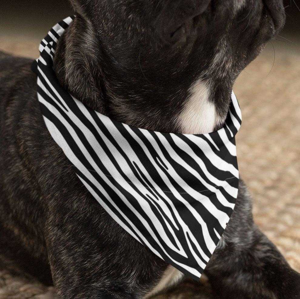 2er Set - Zebra - Hunde Halstuch / Bandana für Hunde