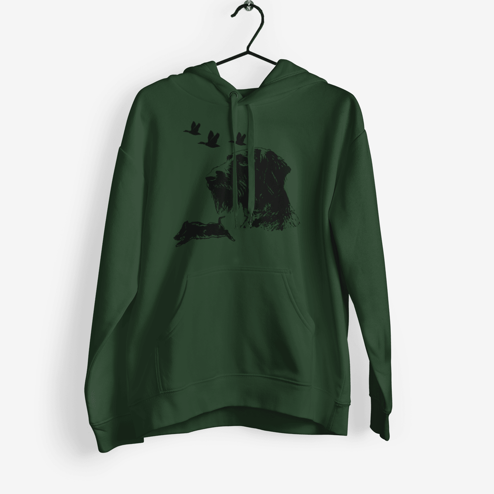 Draht-Haar-Jagd Hoodie