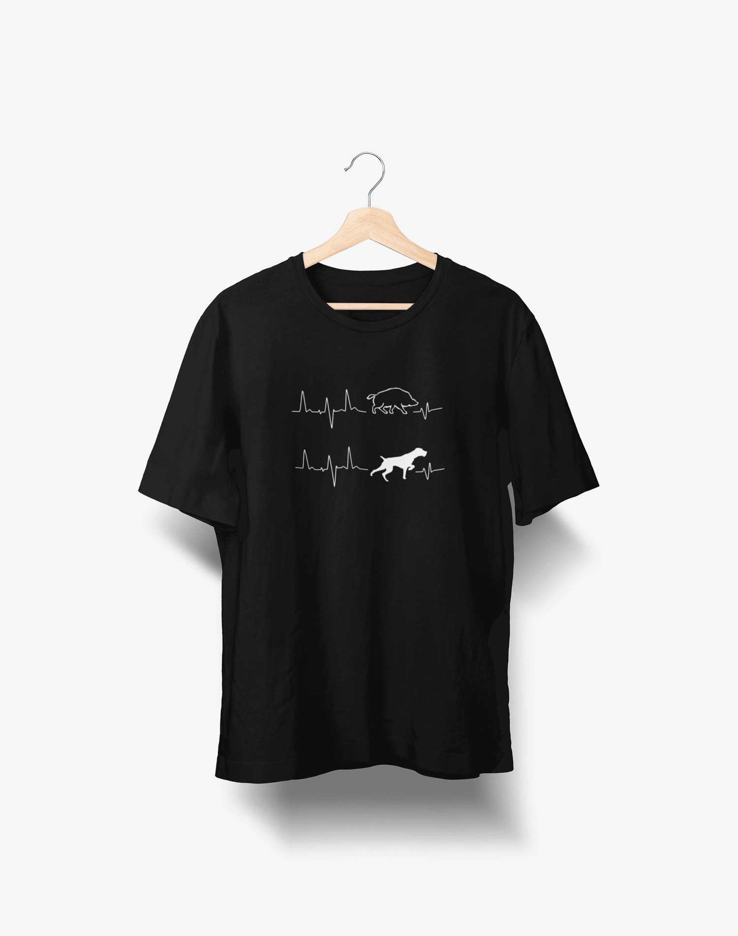 Herzschlag-Wildschwein-Drahthaar T-Shirt