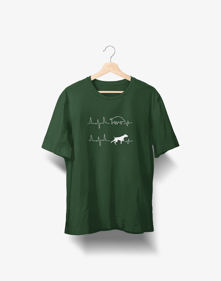 Herzschlag-Wildschwein-Drahthaar T-Shirt