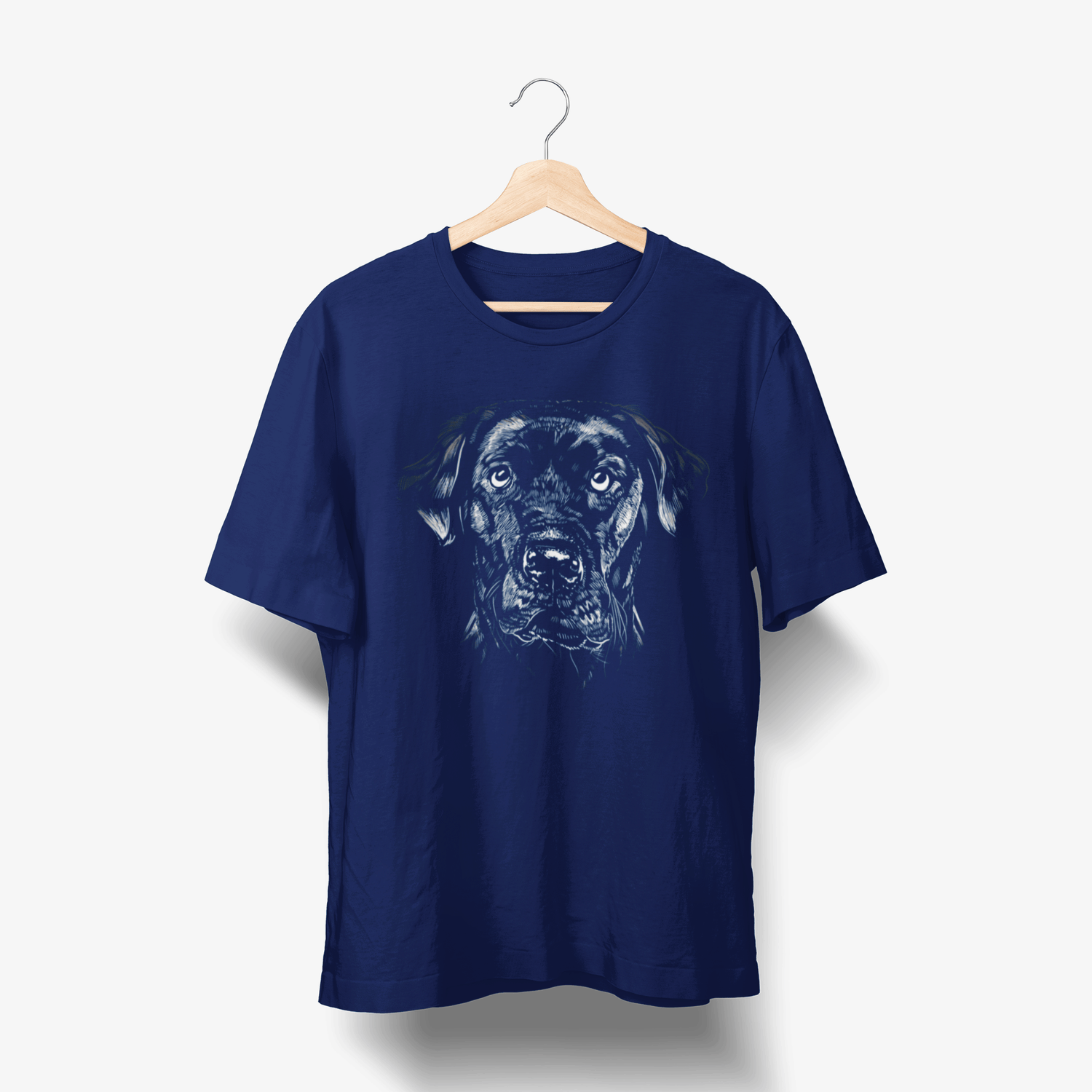 Labrador-Retriever Portrait - Hund Handgezeichnet T-Shirt
