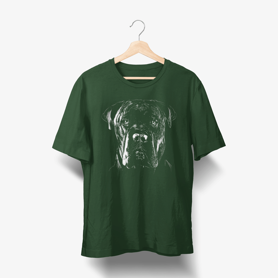 Cane Corso Italiano Portrait - Hund Handgezeichnet T-Shirt