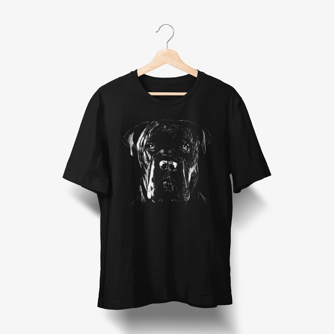 Cane Corso Italiano Portrait - Hund Handgezeichnet T-Shirt