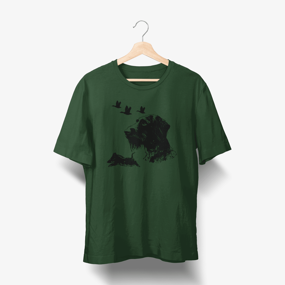 Draht-Haar-Jagd T-Shirt