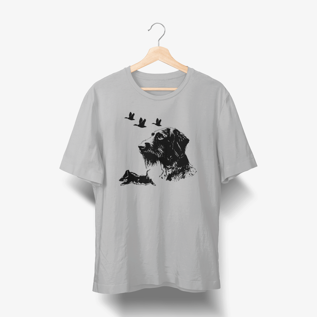 Draht-Haar-Jagd T-Shirt