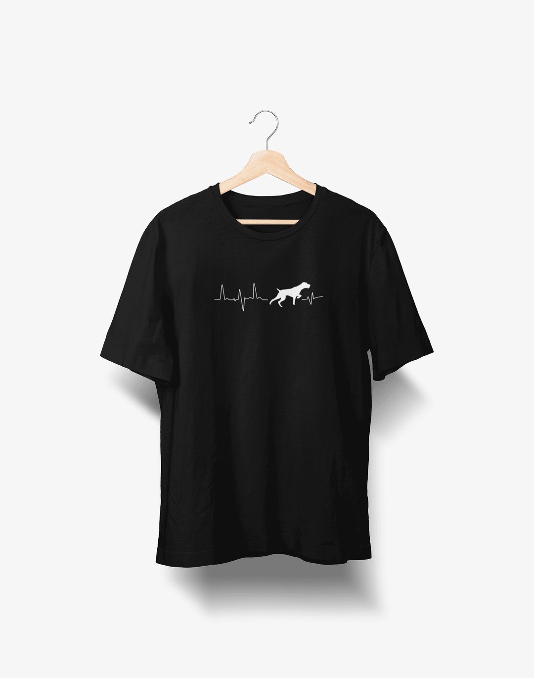 Herzschlag-Drahthaar T-shirt