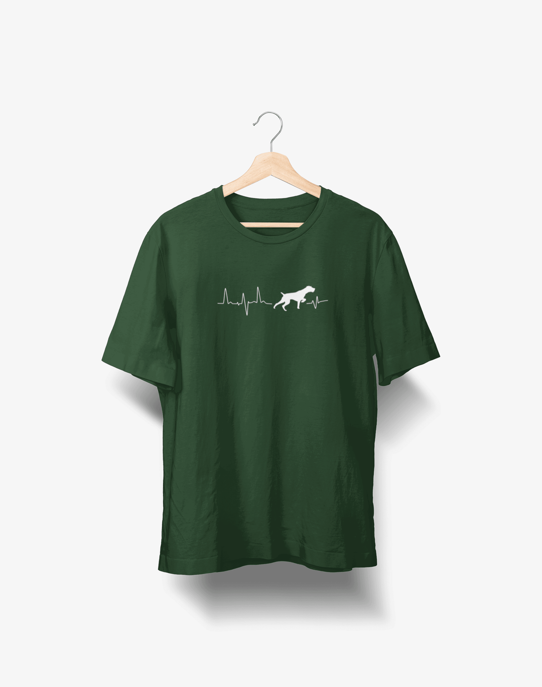 Herzschlag-Drahthaar T-shirt