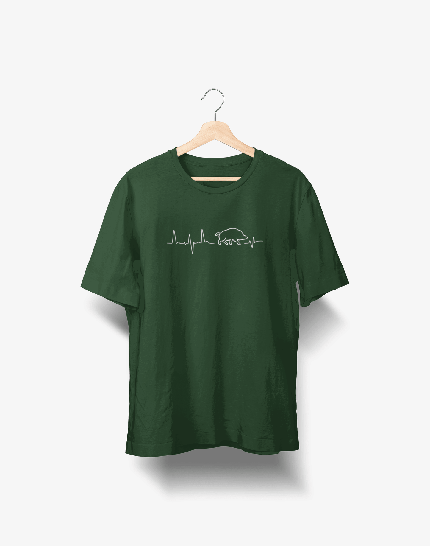 Herzschlag-Wildschwein T-Shirt