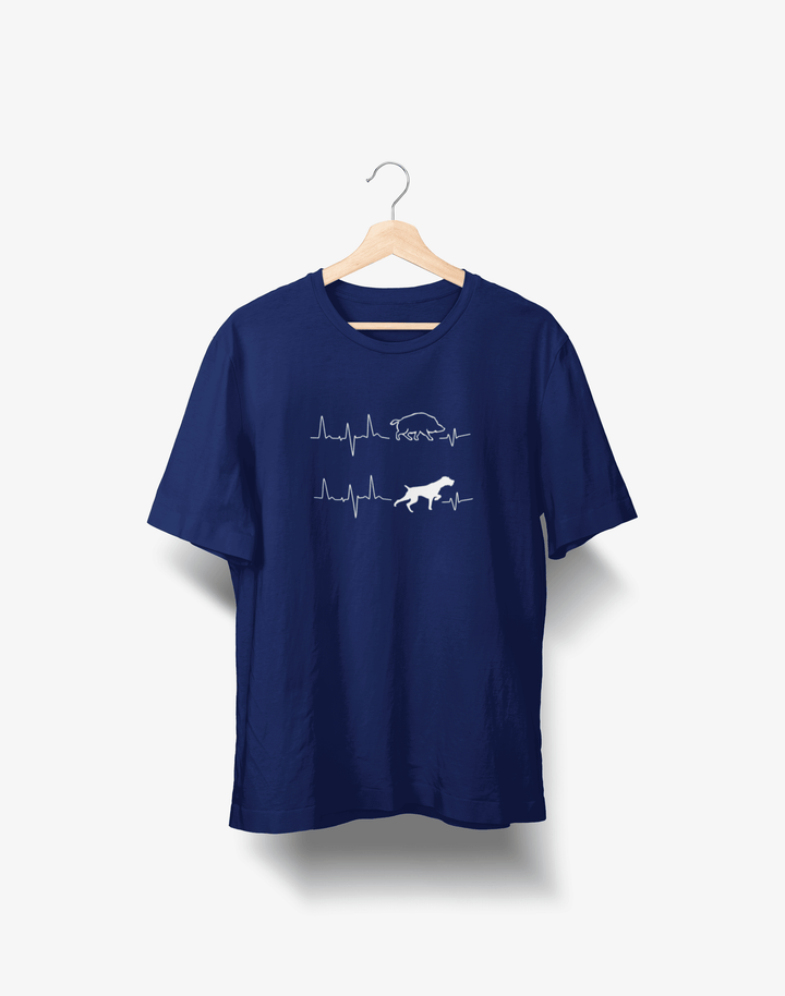 Herzschlag-Wildschwein-Drahthaar T-Shirt